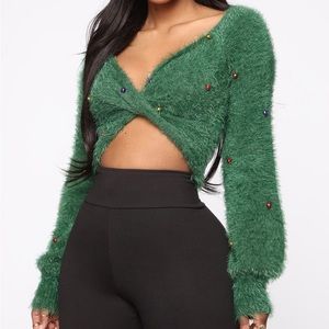 Fashion Nova Jingle All The Way Christmas holiday sweater